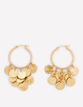 Hammered Gold Teardrop Hoops-Gold Colour / Boden Online