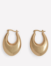 Chunky Curve Hoops-Gold Colour / Boden On sale