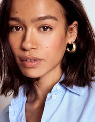 Smooth Dome 2-pack Earrings-Gold Colour / Boden us