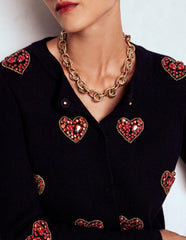 Double Twist Chain Necklace-Gold Colour / Boden Outlet