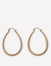 Large Metal Hoops-Gold Colour / Boden