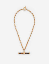 Resin Interest T-bar Necklace-Classic Tort / Boden Sale