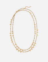 Double Strand Bead Necklace-Gold / Boden Outlet