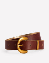 Chunky Buckle Belt-Dark Tan / Boden Online