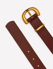 Chunky Buckle Belt-Dark Tan / Boden Online