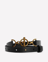 T-bar Ring Belt-Black / Boden On sale