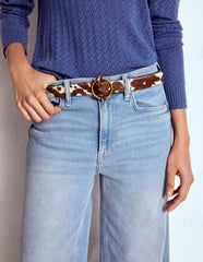Heritage Classic Belt-Brown/Ivory / Boden us
