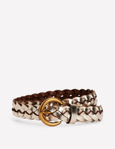 Skinny Plaited Belt-Gold / Boden Outlet