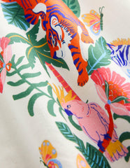 Ruffle Strap Sundress-Soft Ivory Jungle Placement / Boden Online