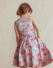 Twirly Jersey Dress-Pink Floral / Boden Outlet
