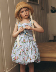 Ruched Bodice Bubble Dress-Vintage Floral / Boden Outlet