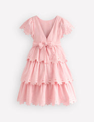 Flower Hem Occasion Dress-Pink / Boden On sale