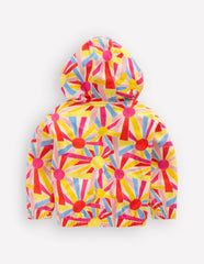 Relaxed Towelling Hoodie-Ivory Sunburst / Boden Online