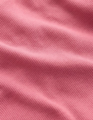 Ribbed Long Sleeve T-shirt-Pink Heather / Boden Online
