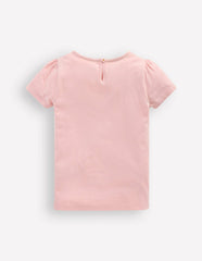 Puff Sleeve Superstitch Top-Lotus Ice Cream / Boden us