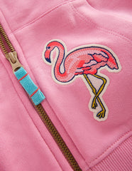 Badge Superstitch Hoodie-Bubblegum Pink Badges / Boden Online
