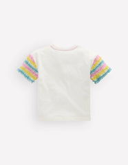 Fun Tulle Top-White / Boden us