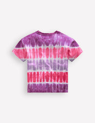 Tie Dye Logo Top-Pink Tie Dye / Boden Online