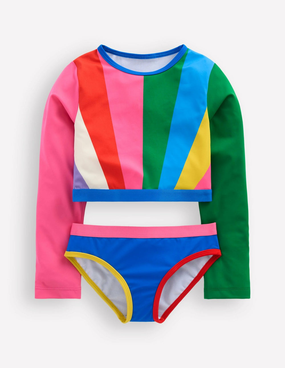 Cropped Rash Vest Set-Rainbow Sunray / Boden Online