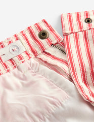 Barrel Leg Jeans-Poppy Red Tram Stripe / Boden On sale