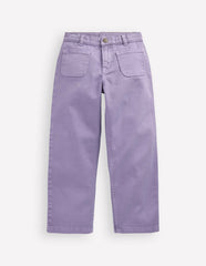 Patch Pocket Straight Jeans-Parma Violet Purple / Boden On sale