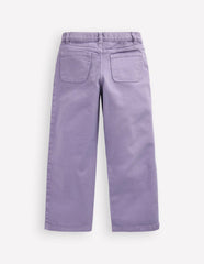 Patch Pocket Straight Jeans-Parma Violet Purple / Boden On sale
