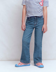 Kick Flare Jean-Mid Vintage / Boden