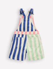 Short Overalls-Multi Hotch Potch Stripe / Boden On sale