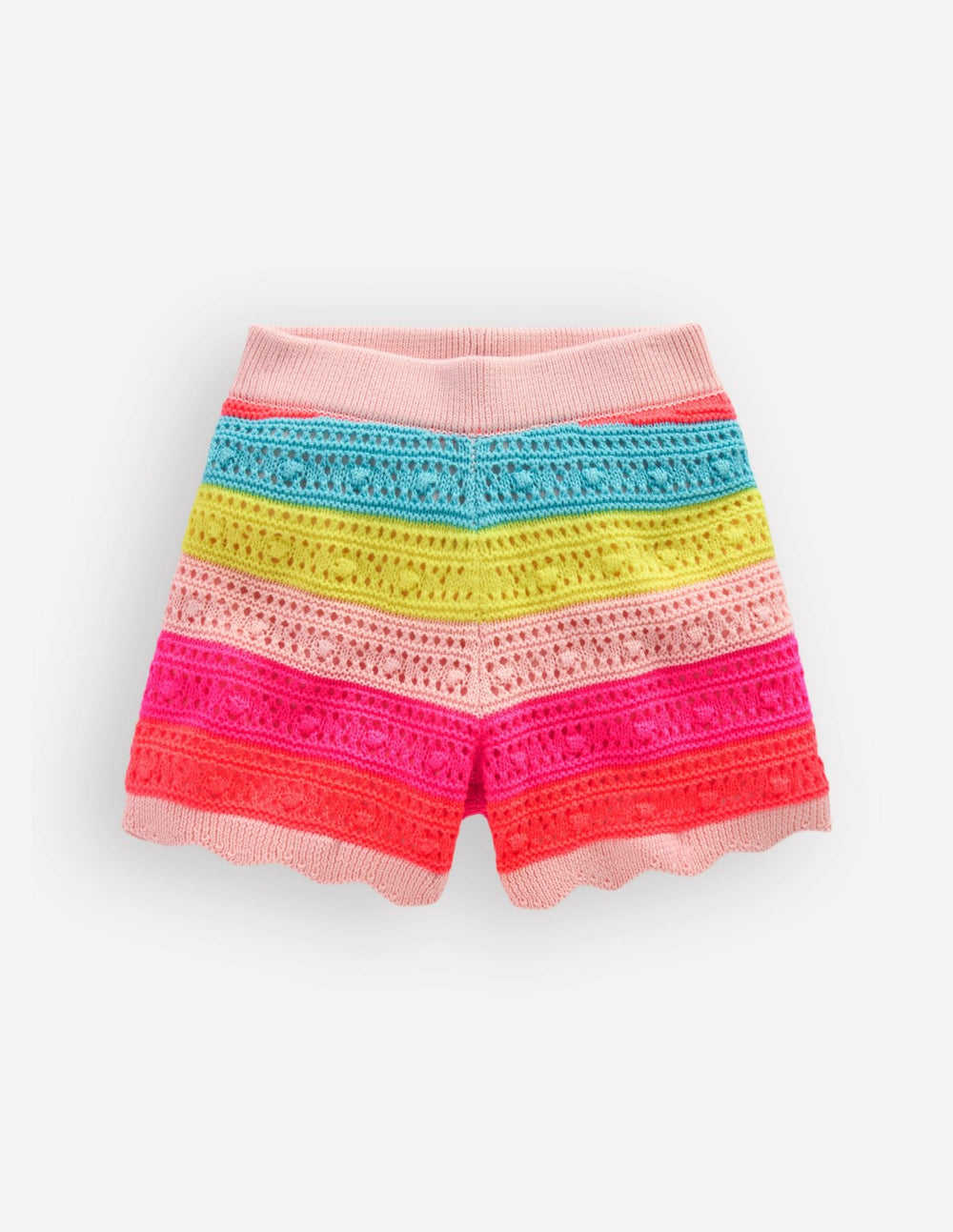 Knitted Shorts-Neon Multi Stripe / Boden Online