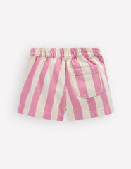 Patch Pocket Shorts-Pink Stripe / Boden us