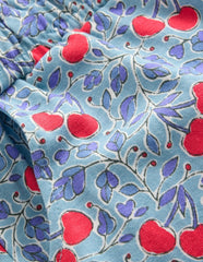 Pretty Jersey Shorts-Cloud Blue Cherry Vine / Boden Sale