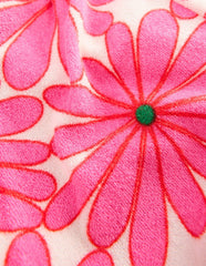 Towelling Ruffle Shorts-Festival Pink Giant Daisy / Boden us