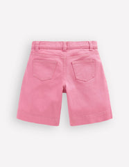 Long Denim Shorts-Bubblegum Pink / Boden Discount