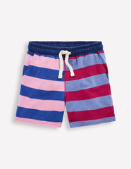 Printed Jersey Shorts-Multi Hotch Potch Stripe / Boden Online