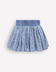 Bubble Hem Skirt-Wave Blue Vintage Ditsy Floral / Boden Sale