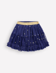 Interest Tulle Skirt-Navy Stars / Boden Outlet