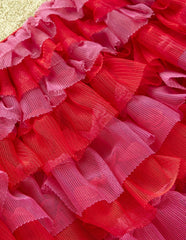 Tiered Tulle Skirt-Raspberry Pink / Boden Online