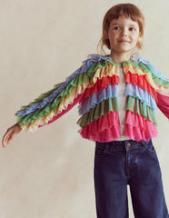 Rainbow Tulle Jacket-Multi Rainbow / Boden Sale