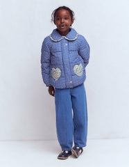 Padded Gingham Jacket-Gingham Floral Mix / Boden Sale