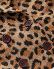 Pea Coat-Large Leopard Spot / Boden Online