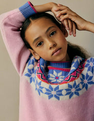 Eleanor Fair Isle Jumper-Blooming Pink / Boden On sale