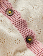 Everyday Scalloped Cardigan-Soft Ivory / Boden Discount