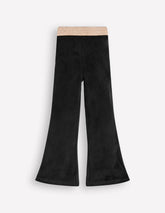 Velvet Flared Leggings-Black / Boden Outlet