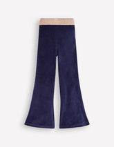Velvet Flared Leggings-College Navy / Boden Discount