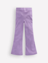 Ribbed Flared Leggings-Lilac / Boden us