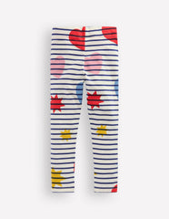 Fun Leggings-Stripe Shapes / Boden