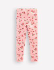 Ribbed Leggings-Chalk Pink Daisy / Boden Sale
