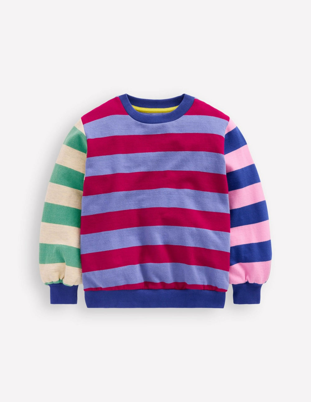 Printed Sweatshirt-Multi Hotch Potch Stripe / Boden Discount