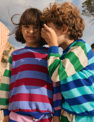 Printed Sweatshirt-Multi Hotch Potch Stripe / Boden Discount