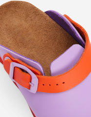 Colourblock Clogs-VIOLET TULIP/ HOT CORAL / Boden On sale